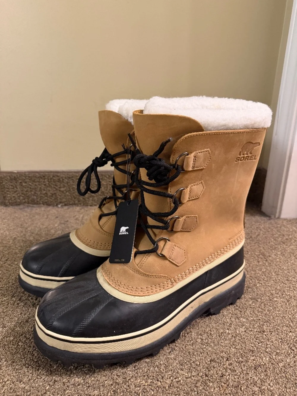 Sorel Caribou Waterproof Winter Snow Boots Men’s Size 11 NWT No Box